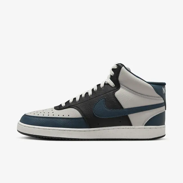 NIKE COURT VISION MID NN in LT IRON ORE/ARMORY NAVY-PHANTOM-BLACK