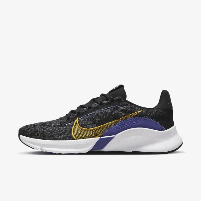 W NIKE SUPERREP GO 3 NN FK in BLACK/YELLOW OCHRE-DK SMOKE GREY-LAPIS