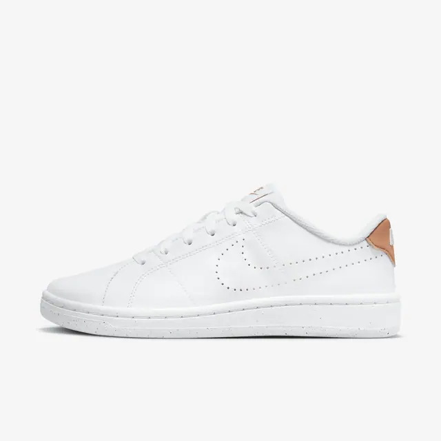 WMNS NIKE COURT ROYALE 2 NN in WHITE/WHITE-AMBER BROWN-GUAVA ICE