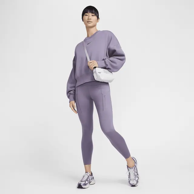 NIKE AS W NK DF GO HR 7/8 TGHT in DAYBREAK/BLACK