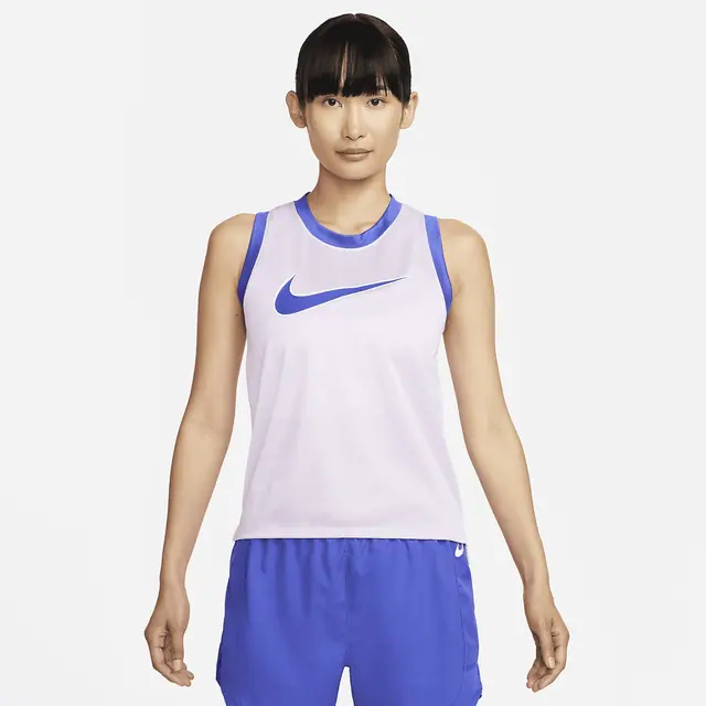 NIKE AS W NK DF SWOOSH RUN TANK in DOLL/LAPIS/LAPIS