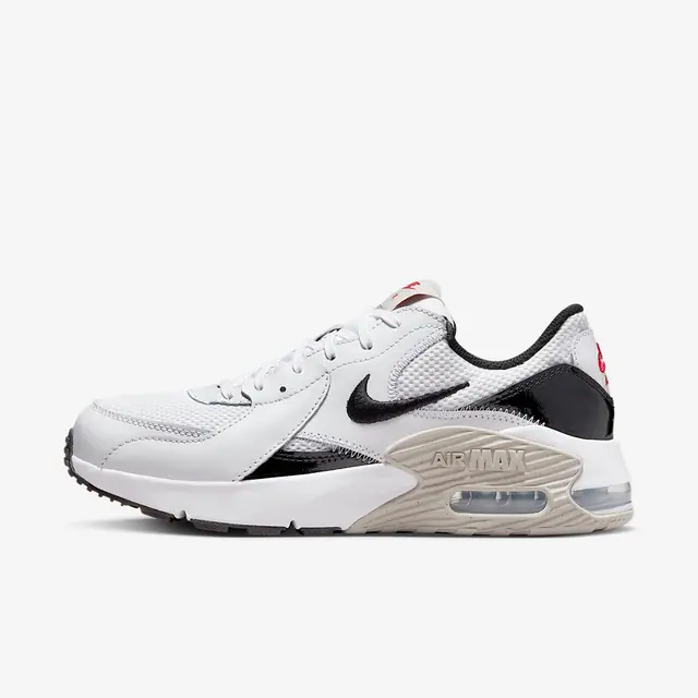 W NIKE AIR MAX EXCEE in WHITE/BLACK-LT IRON ORE-UNIVERSITY RED