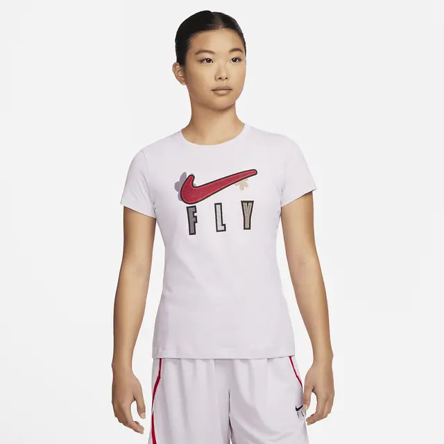 NIKE AS W NK DF TEE SWSH FLY 2 in DOLL