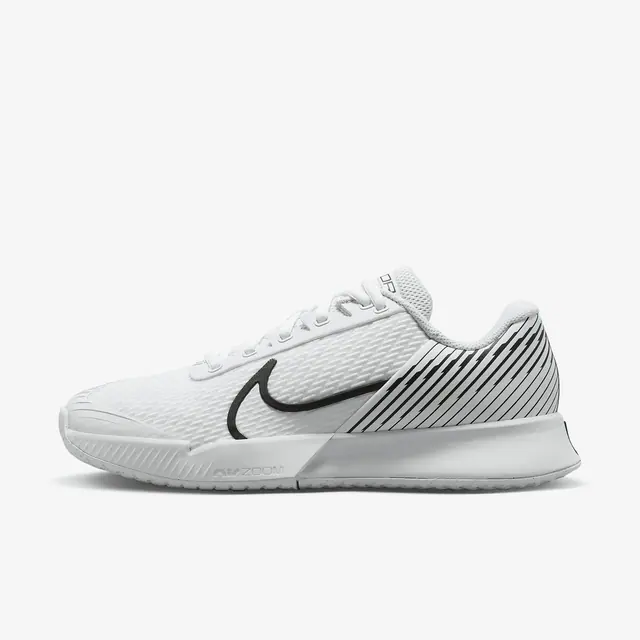 W NIKE ZOOM VAPOR PRO 2 HC in WHITE/BLACK-PURE PLATINUM