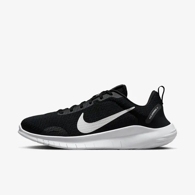 NIKE W FLEX EXPERIENCE RN 12 in BLACK WHITE-DK SMOKE GREY