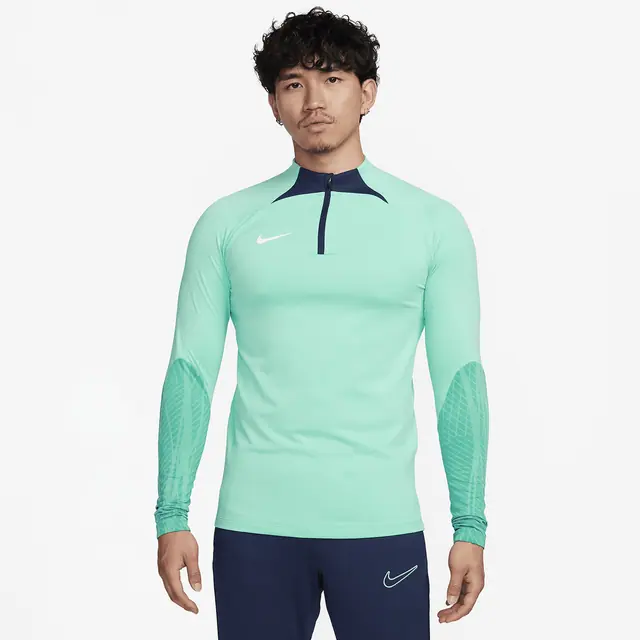 NIKE AS M NK DF STRK DRIL TOP in HYPER TURQ/WASHED TEAL/WHITE