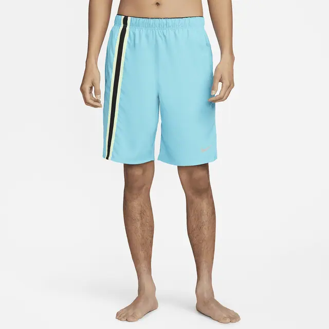 NIKE AS M NK DF CHLNGR 9UL SHORT DY in BALTIC BLUE/REFLECTIVE SILV