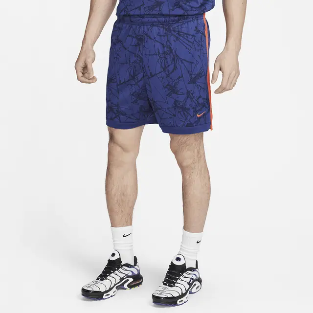 NIKE AS M NK DF FC 5IN SHORT in DEEP ROYAL BLUE/SAFETY ORANGE