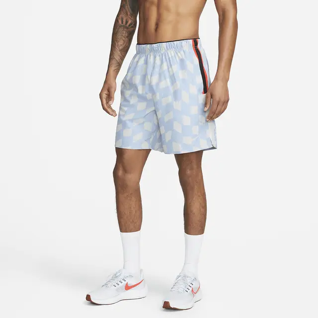 NIKE AS M NK DF CHLNGER 7UL SHORT D in COBALT BLISS/REFLECTIVE SILV