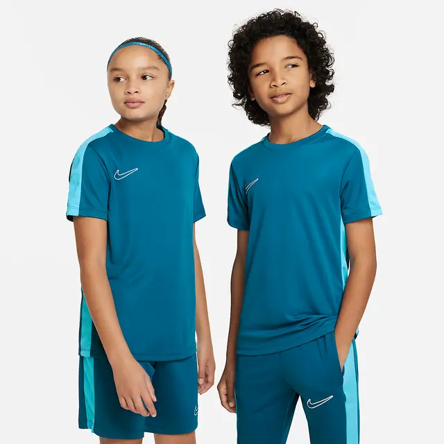 NIKE K NK DF ACD23 TOP SS BR in GREEN ABYSS/BALTIC BLUE/WHITE