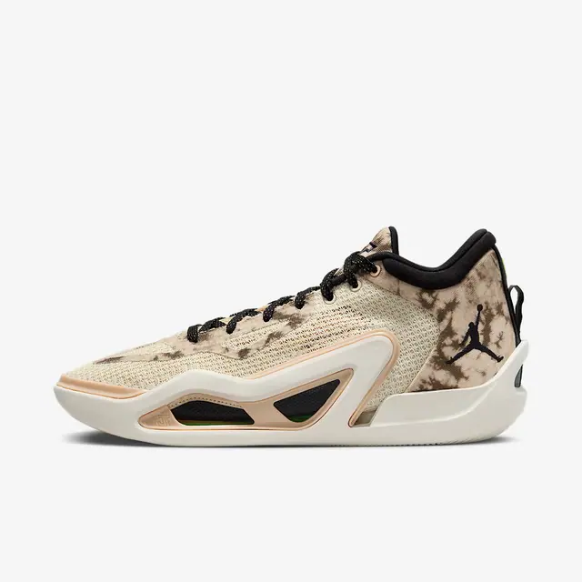 NIKE JORDAN TATUM 1 PF in FOSSIL/BLACK-SESAME-ELECTRIC GREEN