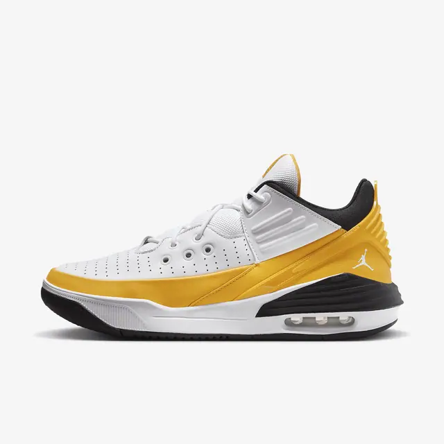 NIKE JORDAN MAX AURA 5 in YELLOW OCHRE/WHITE-BLACK
