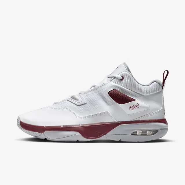 NIKE JORDAN STAY LOYAL 3 in WHITE/TEAM RED-WOLF GREY