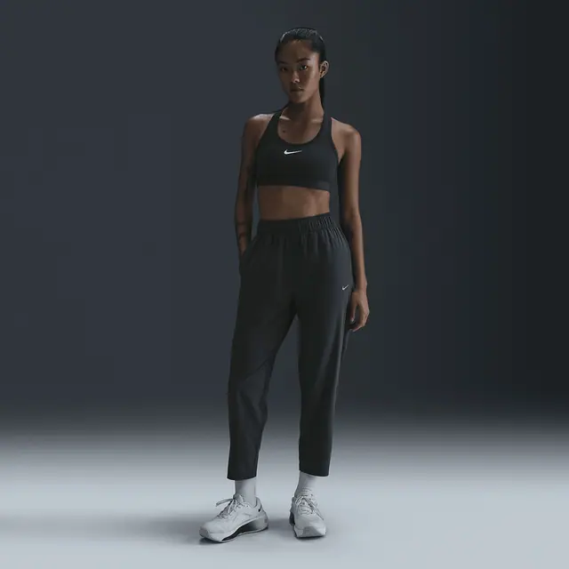 NIKE AS W NK FAST DF MR 7/8 PANT in VINTAGE GREEN/REFLECTIVE SILV