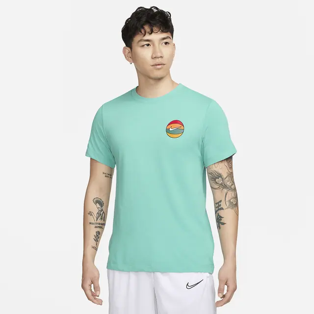 NIKE AS M NK DF TEE SSNL EX 1 in WASHED TEAL