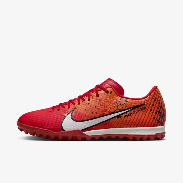 NIKE ZOOM VAPOR 15 ACADEMY MDS TF in LT CRIMSON/PALE IVORY-BRIGHT MANDARIN