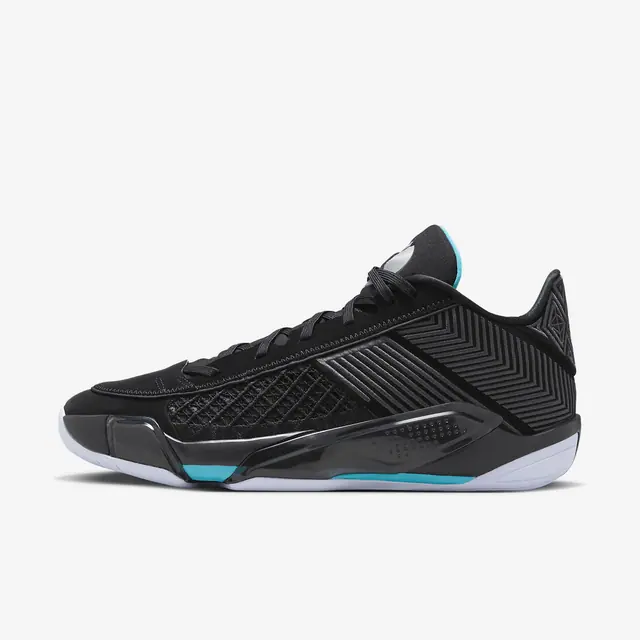 NIKE AIR JORDAN XXXVIII LOW PF in BLACK/PARTICLE GREY-ANTHRACITE