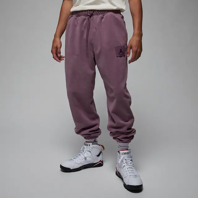NIKE M J ESS STMT FLC WNTR PANT in SKY J MAUVE