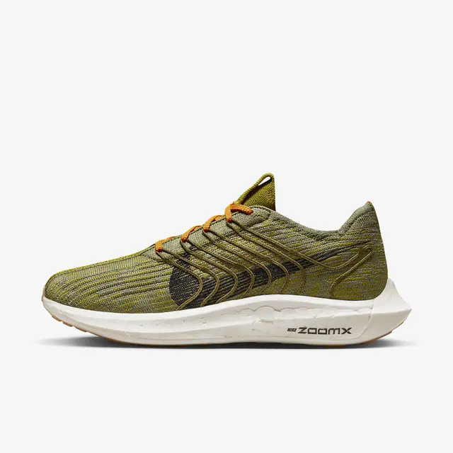 NIKE PEGASUS TURBO NEXT NATURE in MOSS/BLACK-OIL GREEN-VIVID ORANGE