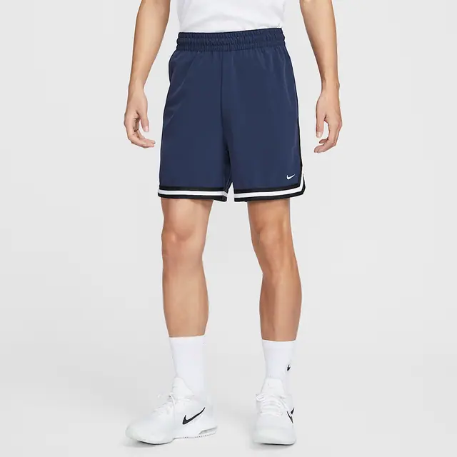 NIKE AS M NK DF WVN DNA 6IN SHORT in MIDNIGHT NAVY/BLACK/WHITE