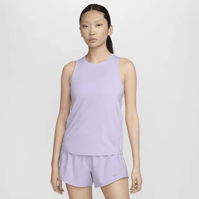 NIKE AS W NK ONE CLASSIC DF TANK in LILAC BLOOM BLACK