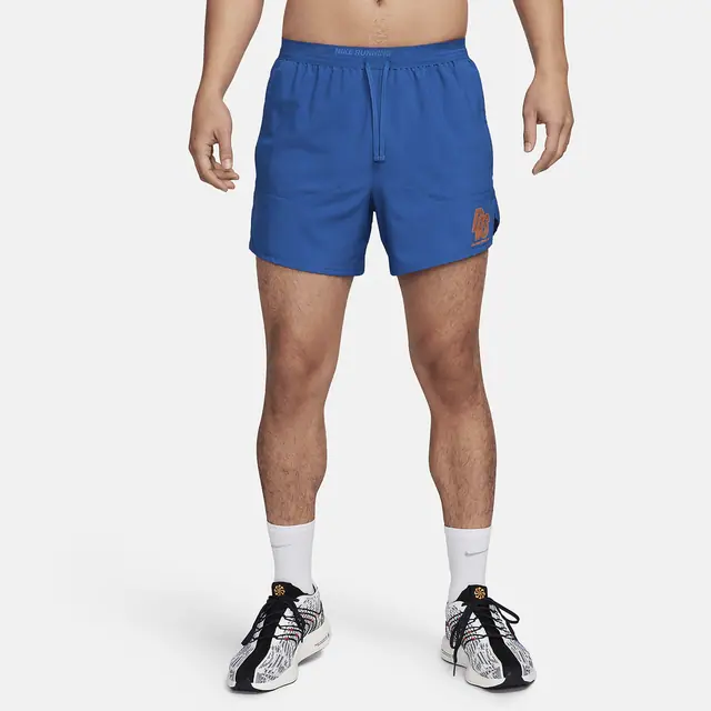 NIKE AS M NK RUN ENERGY STRIDE 5BF in COURT BLUE/COURT BLUE/SAFETY ORANGE
