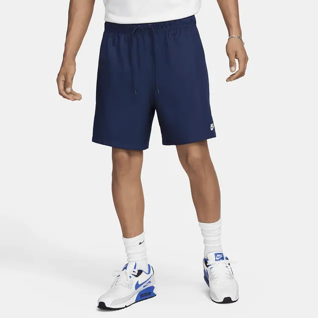 NIKE AS M NK CLUB FLOW SHORT in MIDNIGHT NAVY/WHITE