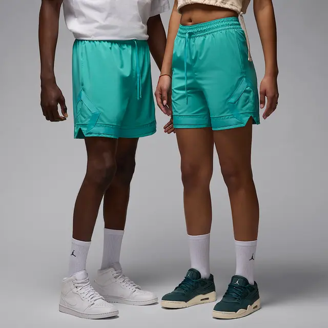 NIKE M J DF SPRT WVN DMND SHORT in WASHED TEAL/WASHED TEAL/WASHED TEAL