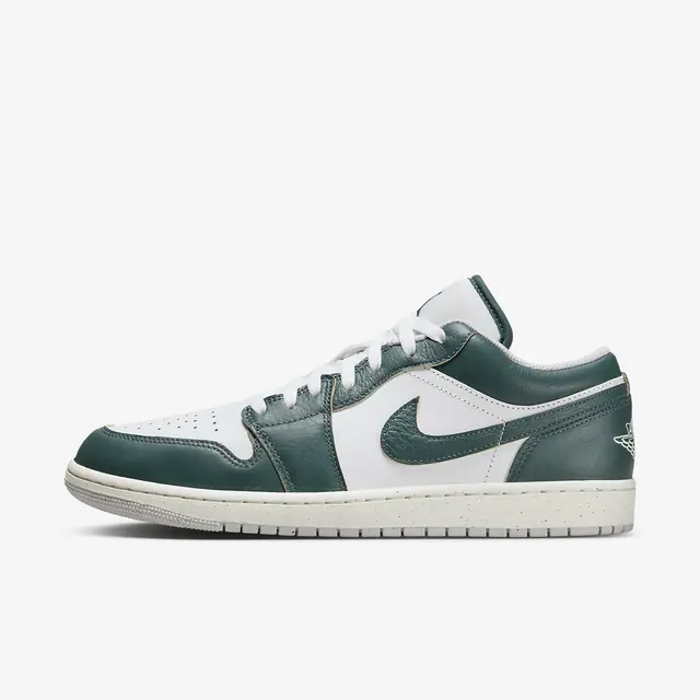 NIKE AIR JORDAN 1 LOW SE in OXIDIZED GREEN/OXIDIZED GREEN-WHITE-SAIL