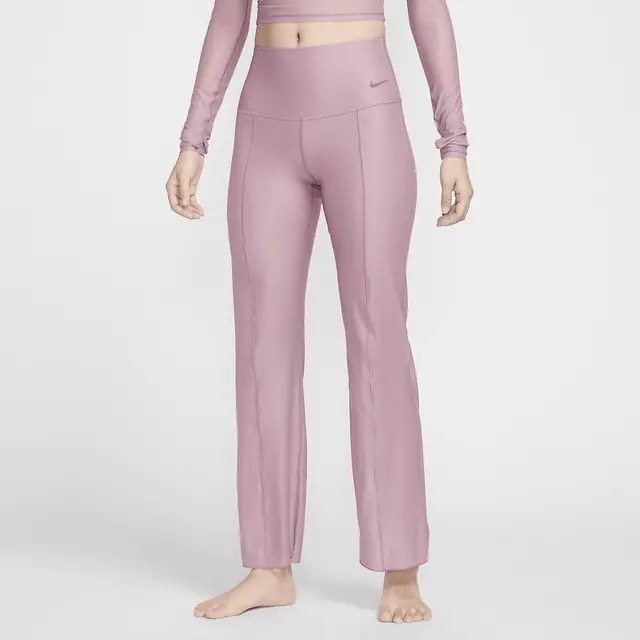 NIKE AS W NK DF ZENVY HR SHEER PANT in PLUM DUST/JCG