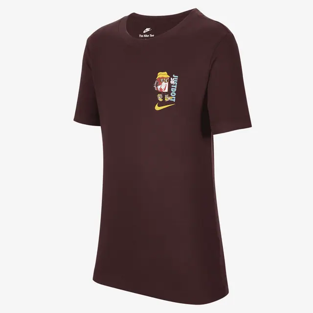 NIKE K NSW TEE BOXY 2 JDI in BURGUNDY CRUSH