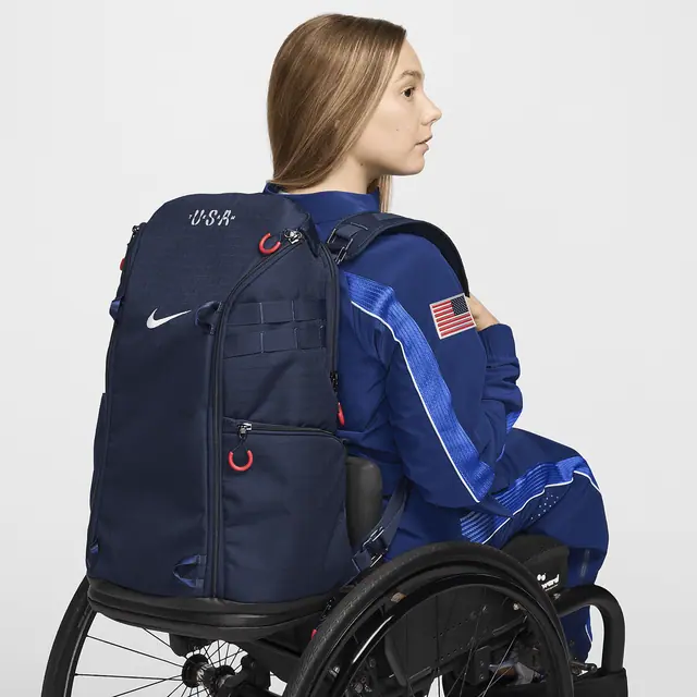 NIKE USA NK ELITE BKPK EASYON in OBSIDIAN/BLACK/WHITE