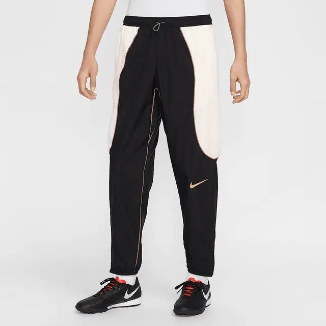 NIKE AS M NK RPL STRK+ PANT W in BLACK/PALE IVORY/JERSEY GOLD/JERSEY GOLD