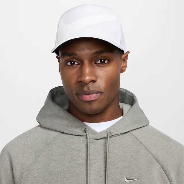 NIKE U NK DF RISE CAP AB BIG SWSH in WHITE