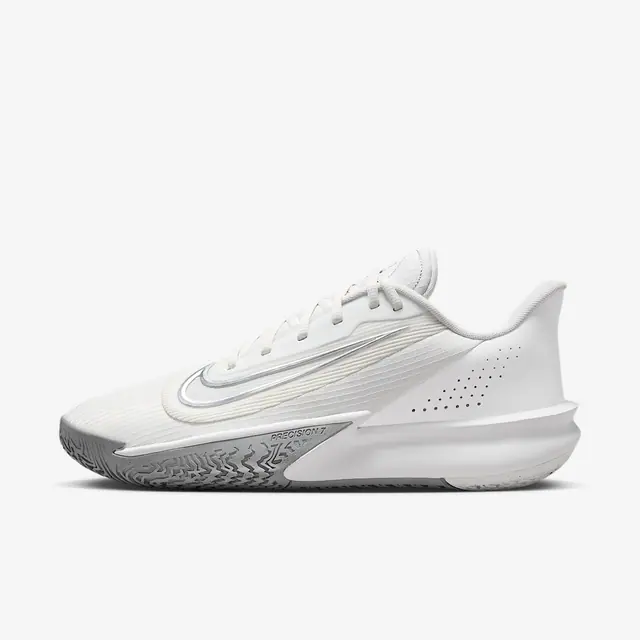 NIKE PRECISION VII in SUMMIT WHITE/METALLIC SILVER