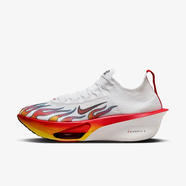 NIKE AIR ZOOM ALPHAFLY NEXT% 3 PRM in WHITE/HABANERO RED-BLACK-UNIVERSITY RED