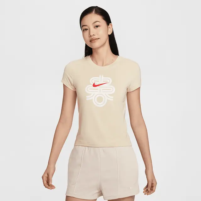 NIKE AS W NSW NK CHLL KNT MD CRP in LT KHAKI