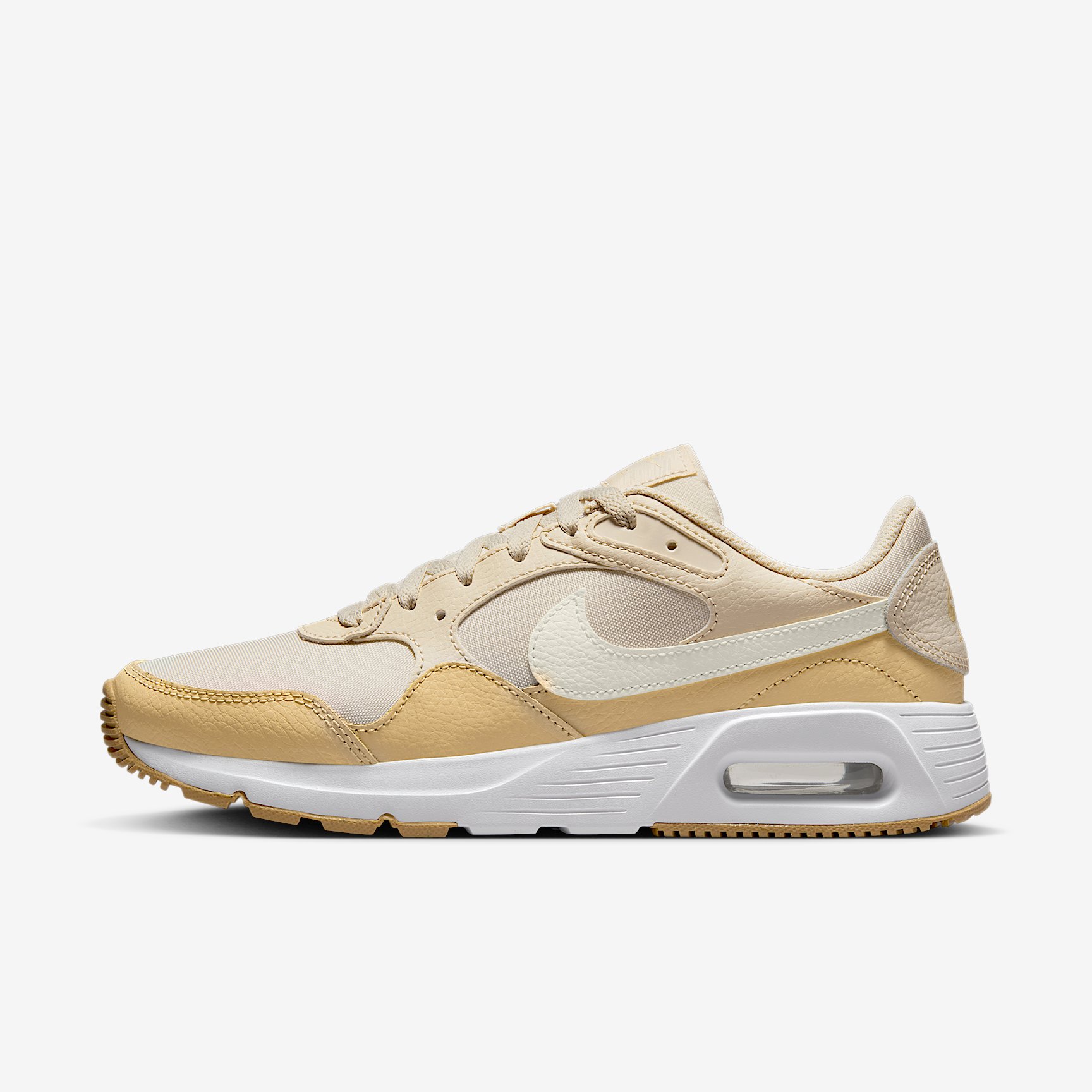 WMNS NIKE AIR MAX SC in LT OREWOOD BRN SOFT PEARL-TM GOLD-WHITE