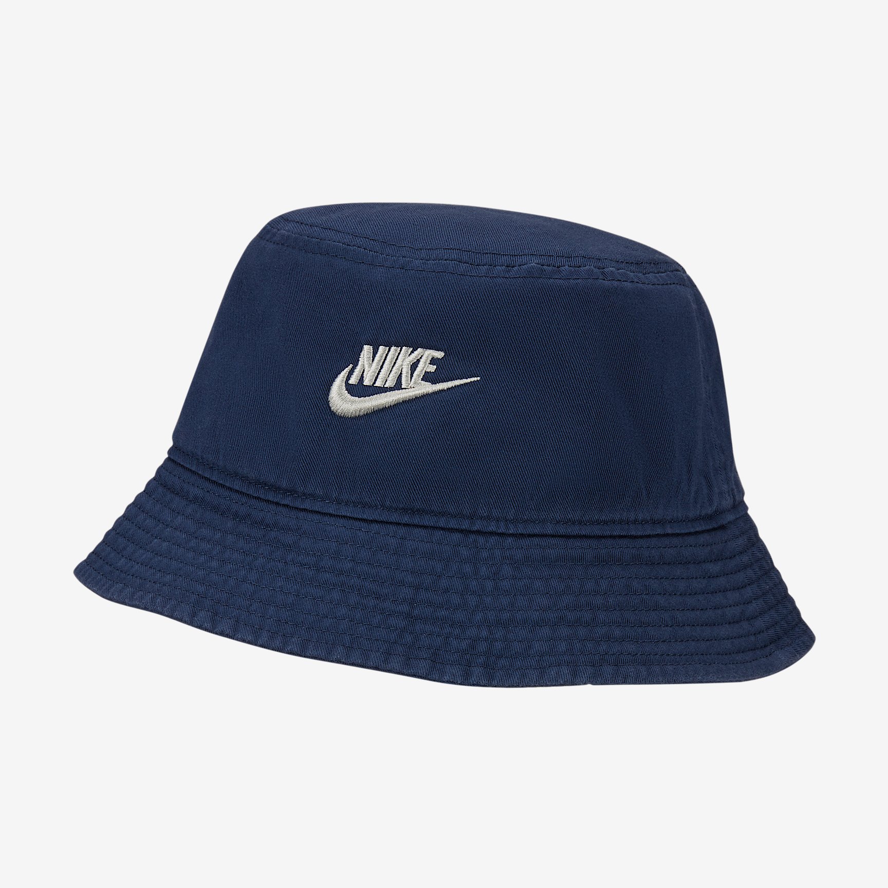 NIKE U NSW BUCKET FUTURA WASH in MIDNIGHT NAVY/LIGHT SILVER