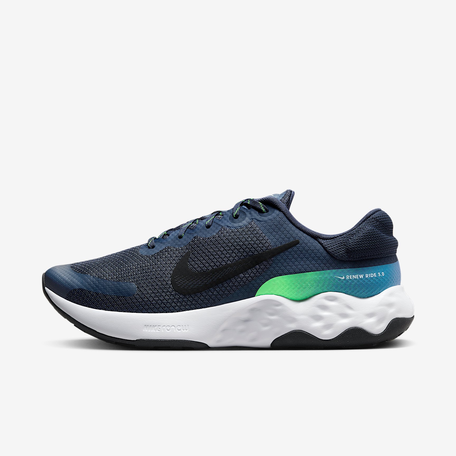NIKE RENEW RIDE 3 in THUNDER BLUE BLACK-STAR BLUE