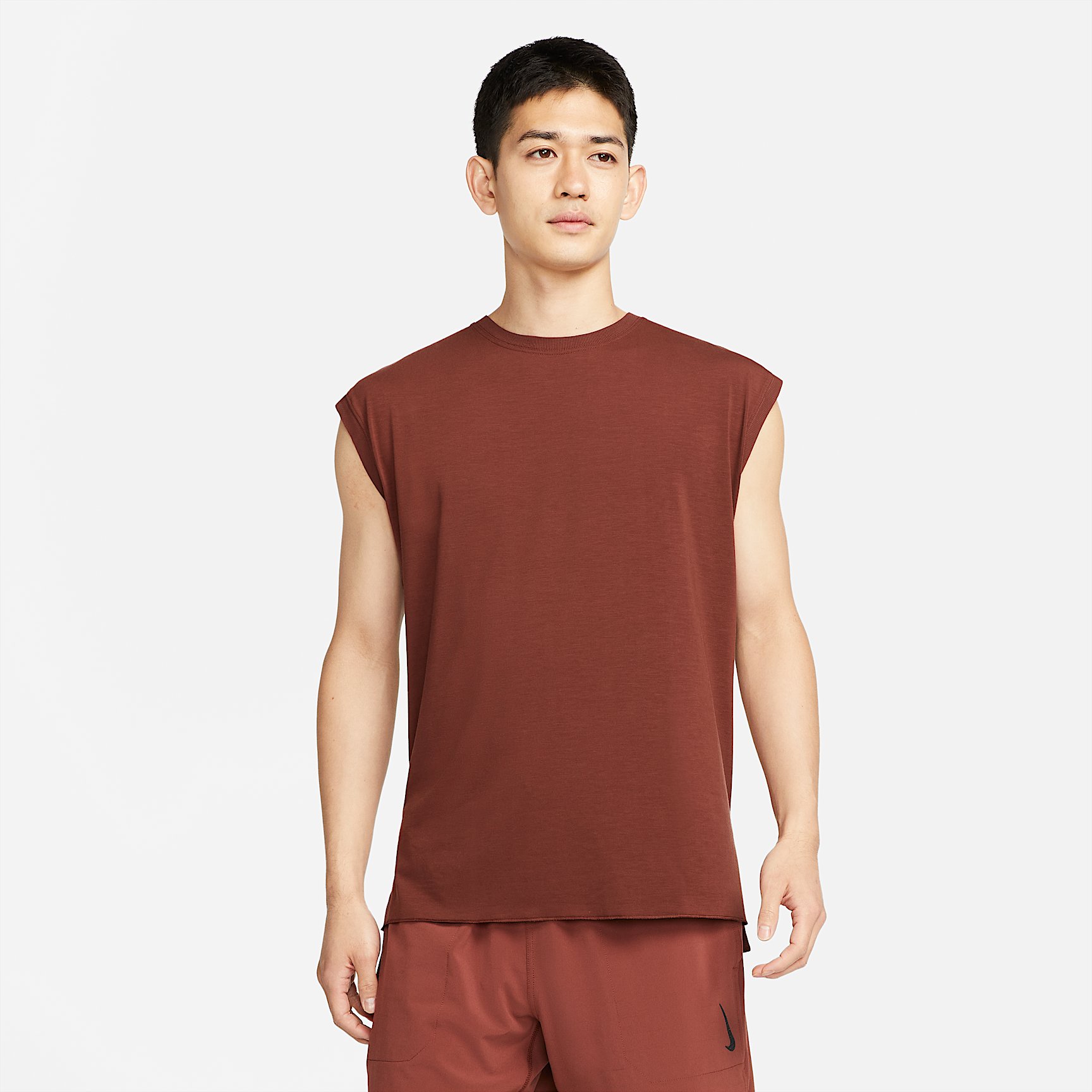 NIKE AS M NY DF TANK in OXEN BROWN/IRON