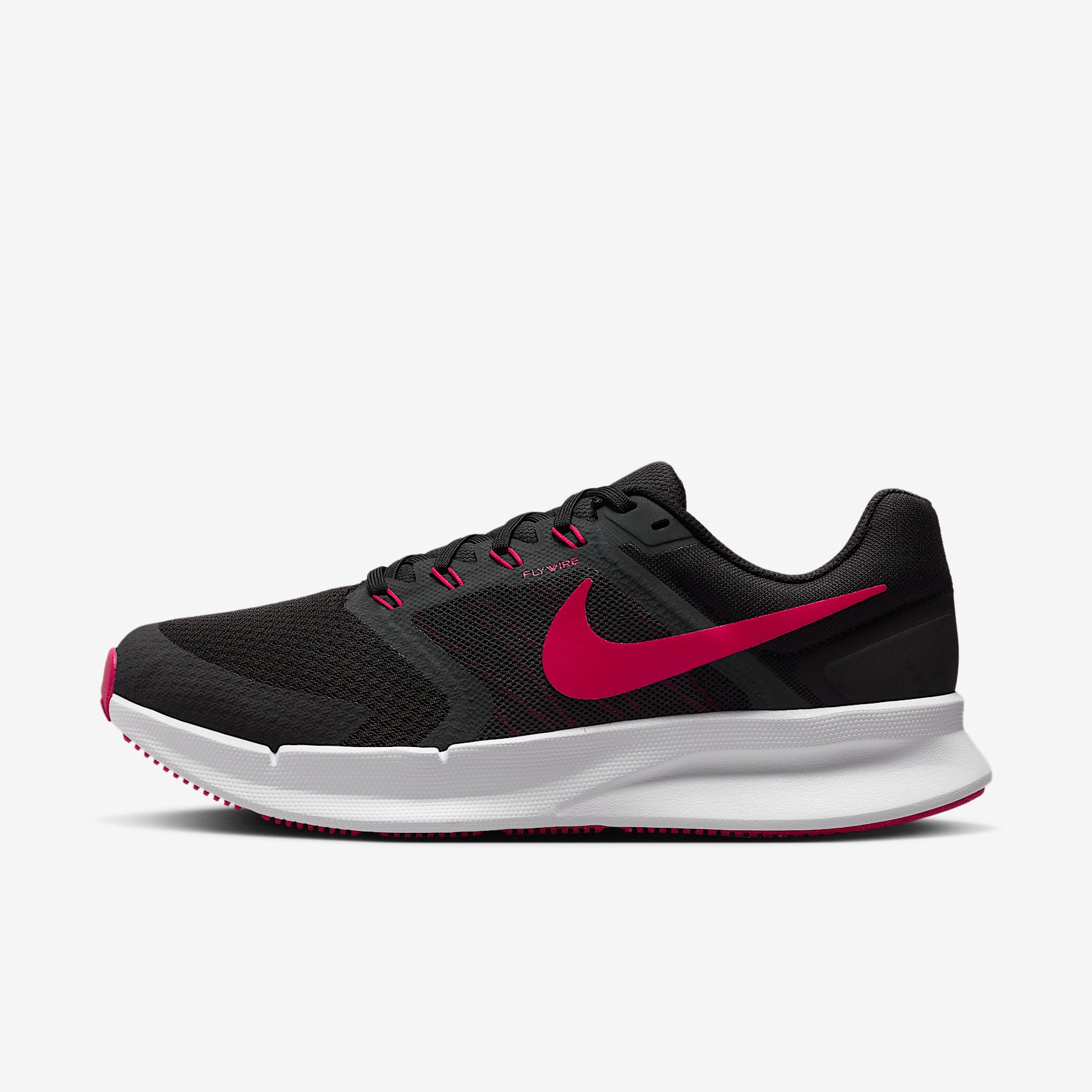 NIKE RUN SWIFT 3 in BLACK UNIVERSITY RED-WHITE-ANTHRACITE