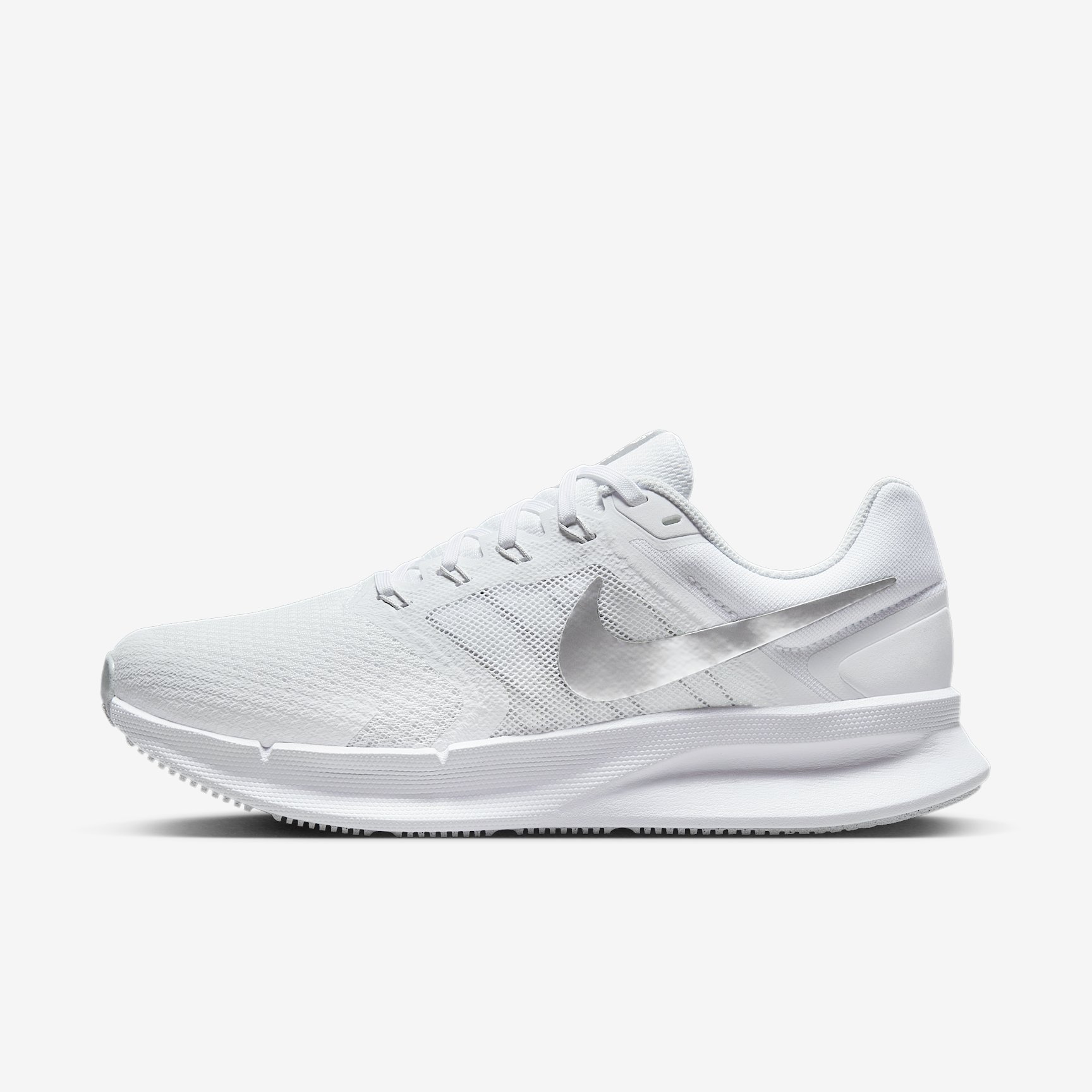 W NIKE RUN SWIFT 3 in WHITE METALLIC SILVER-PURE PLATINUM
