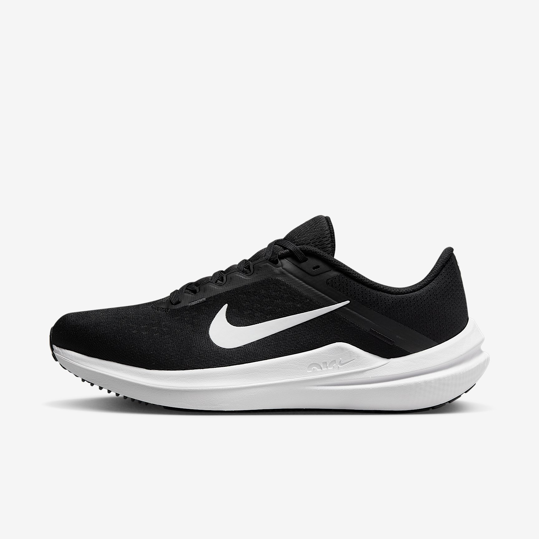 NIKE AIR WINFLO 10 in BLACK WHITE-BLACK