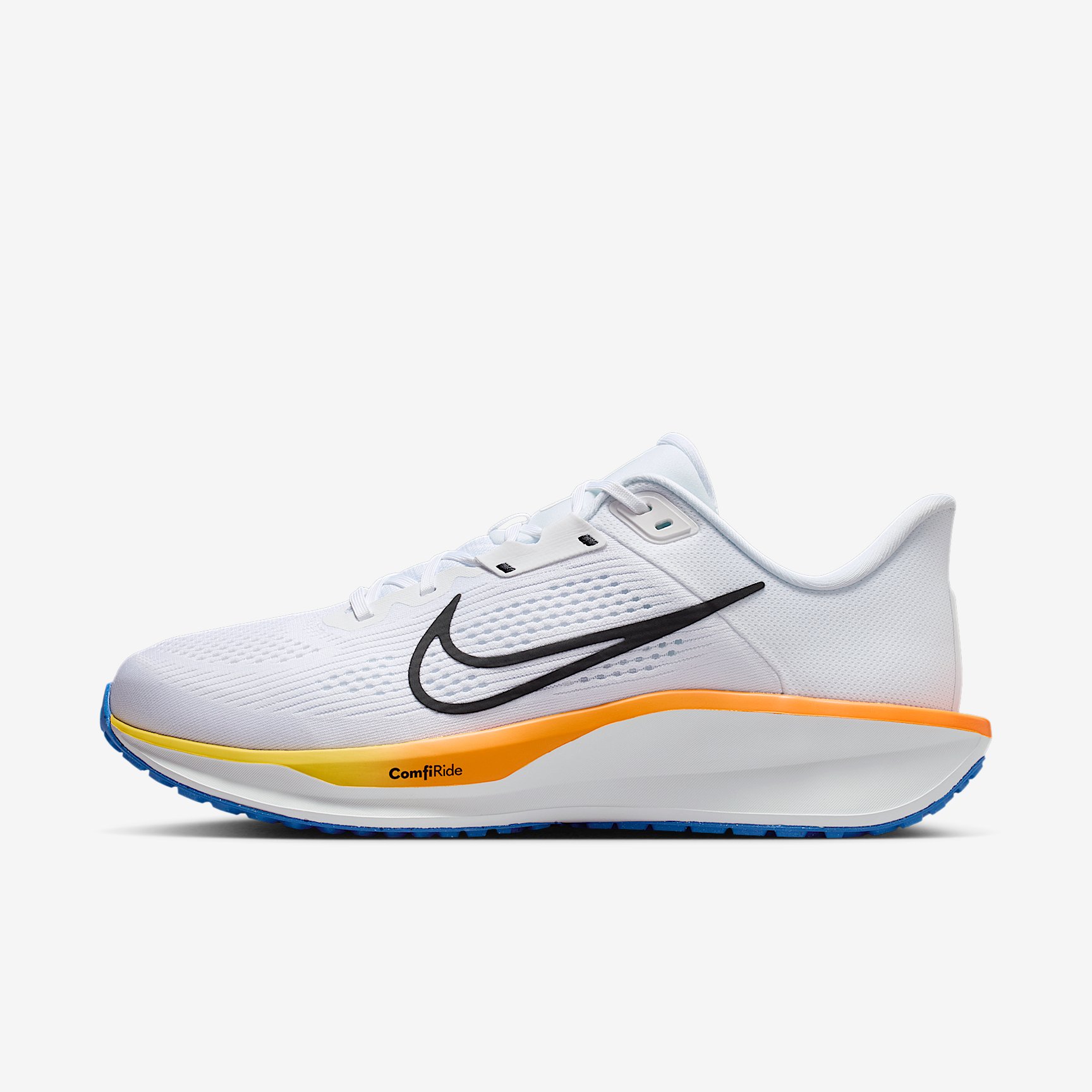 NIKE QUEST 6 in WHITE OFF NOIR-BLUE CRYSTAL-TOTAL ORANGE