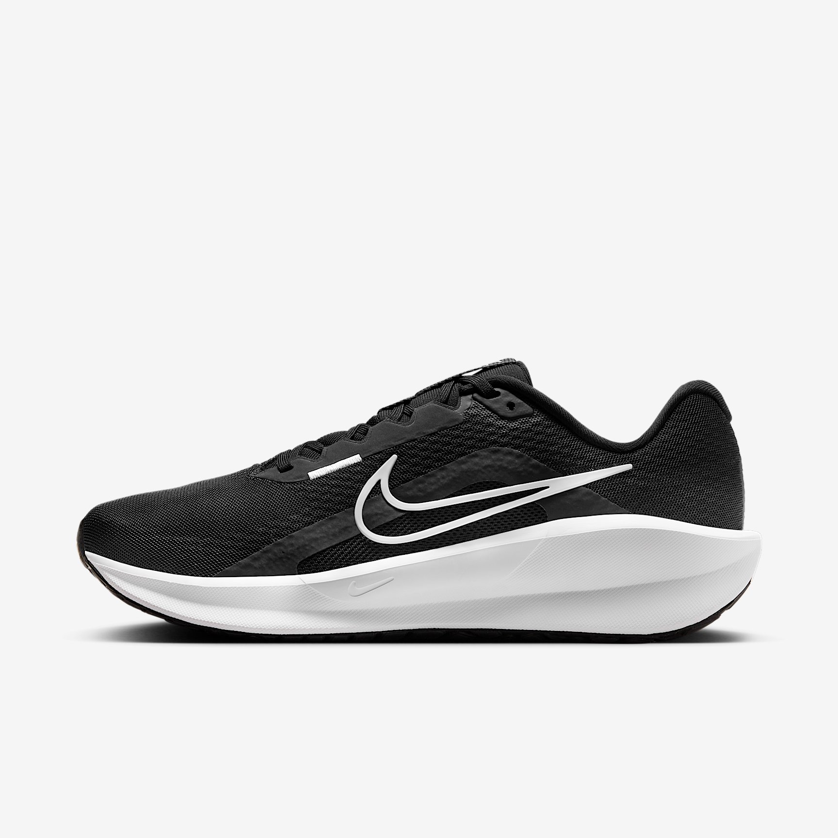 NIKE DOWNSHIFTER 13 in BLACK WHITE-DK SMOKE GREY