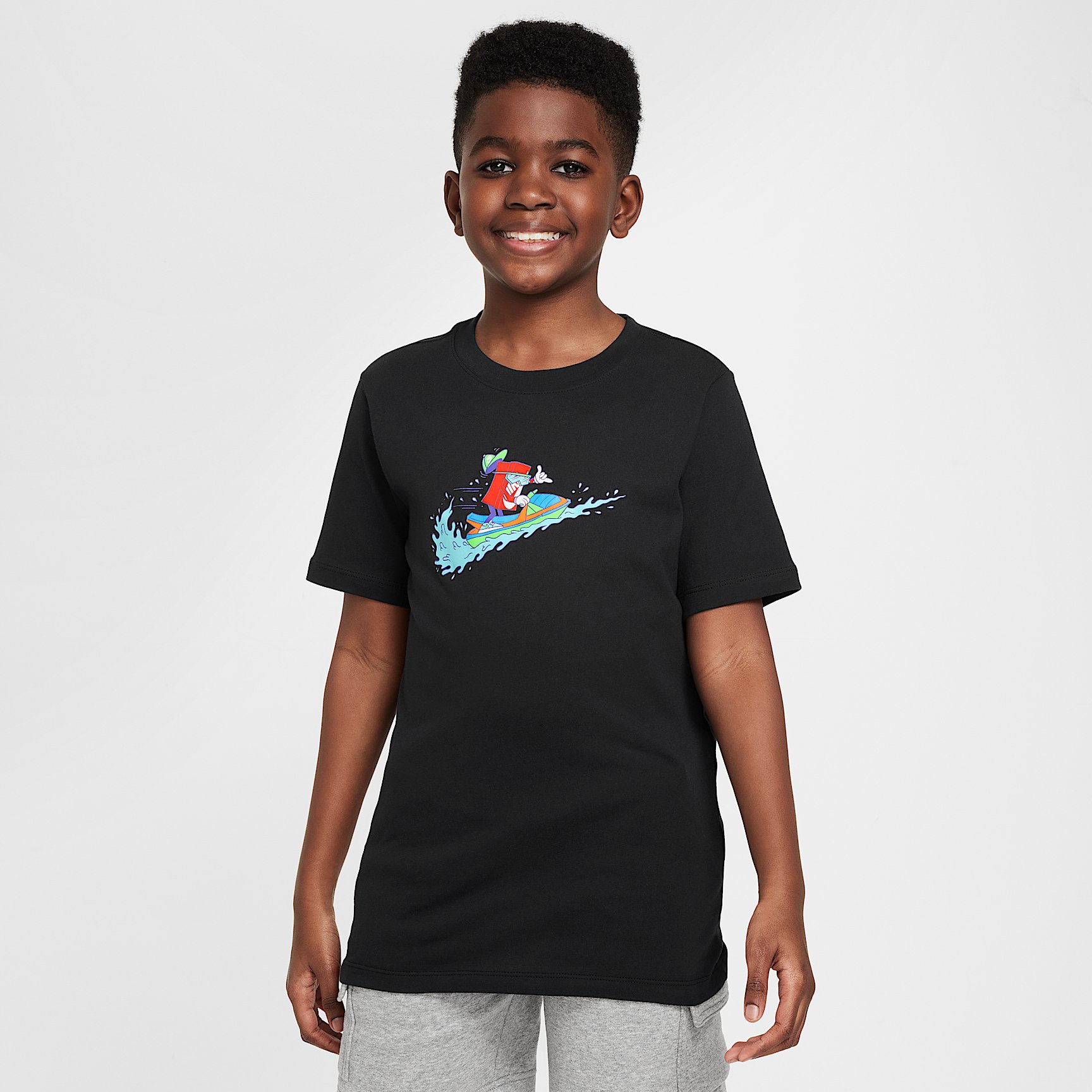 NIKE K NSW TEE BOXY 1 in BLACK