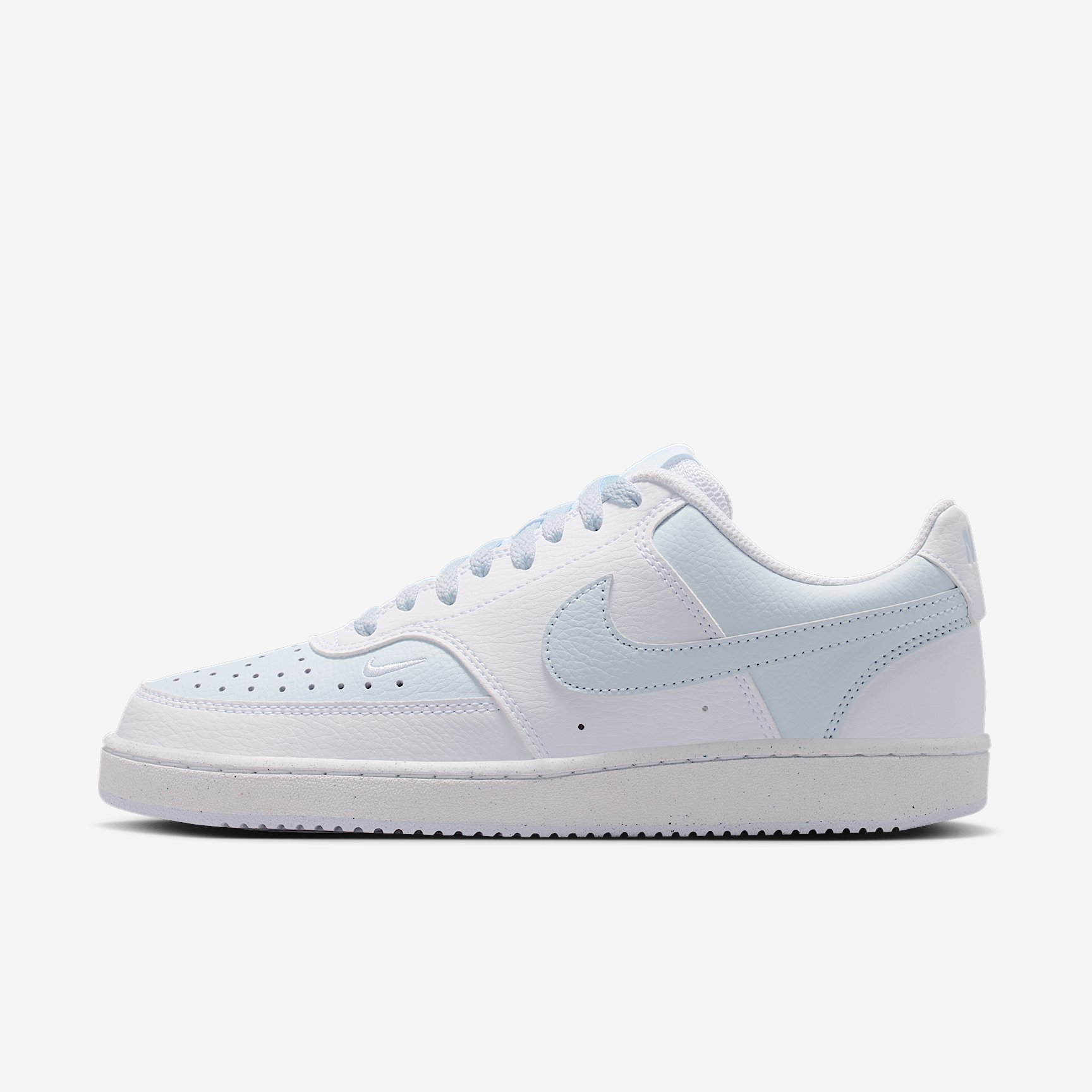 W NIKE COURT VISION LO NN in WHITE FOOTBALL GREY