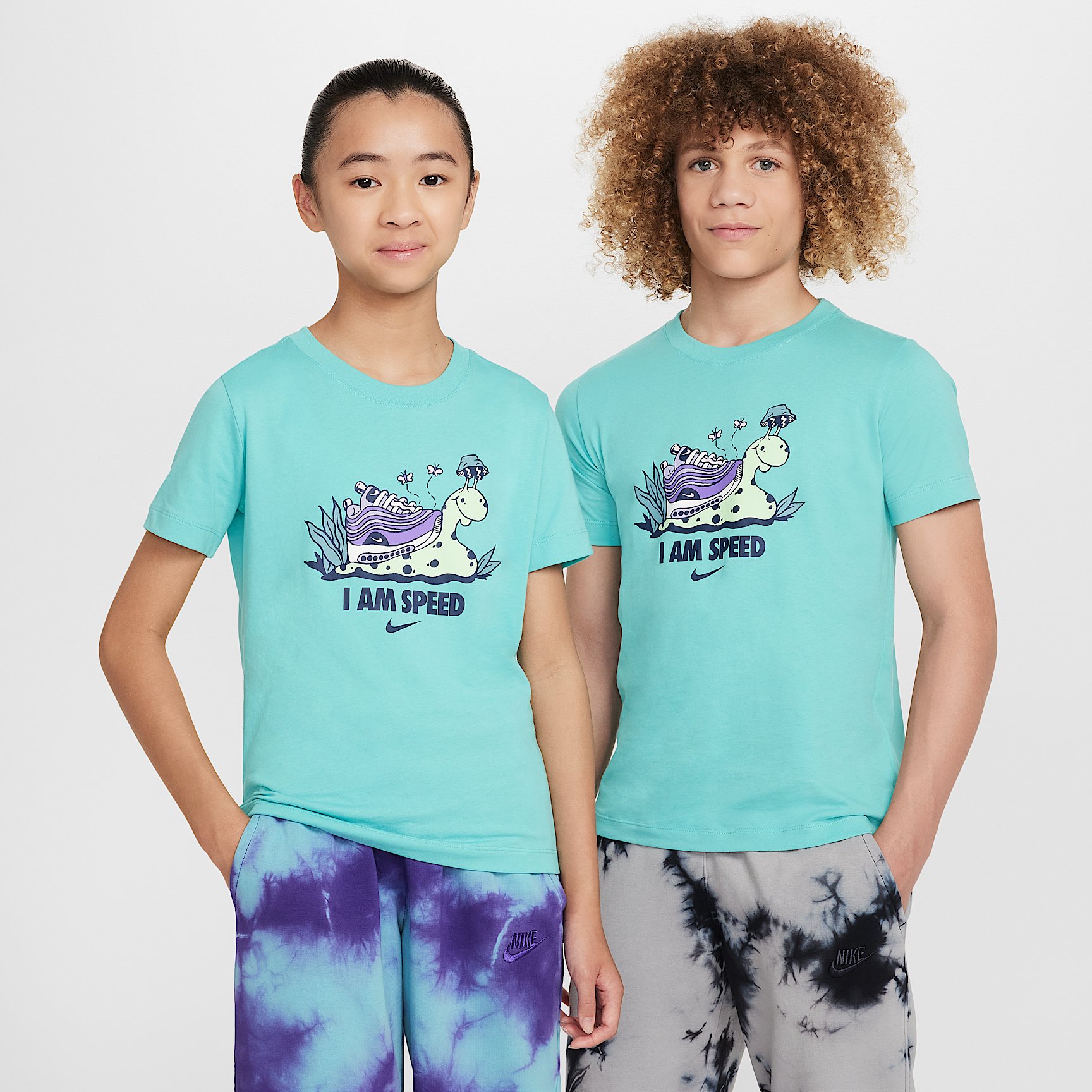 NIKE K NSW TEE CREATE 1.1 SNAIL in GREEN FROST