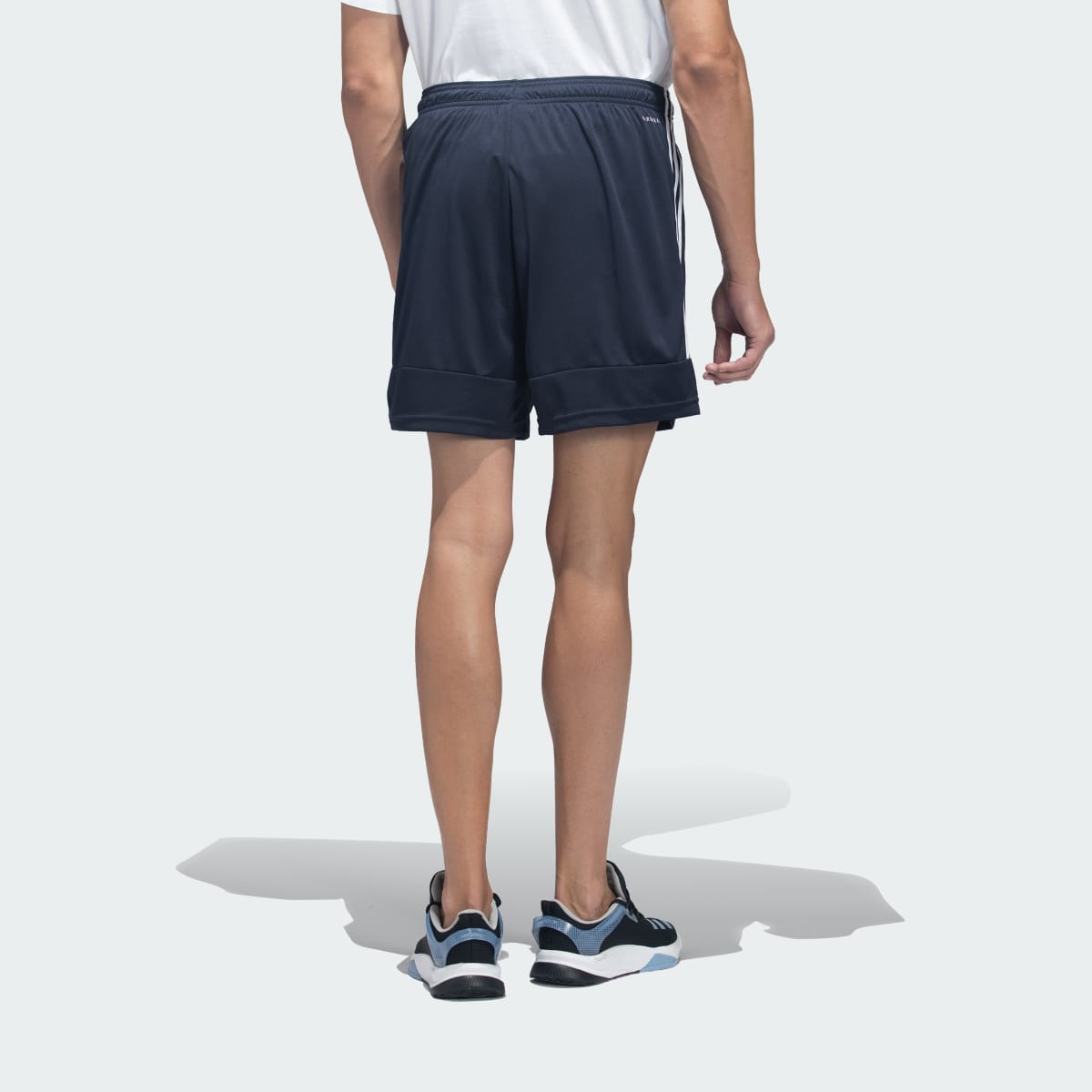 ADIDAS RECYCLED STRIPED SHORTS in Standard